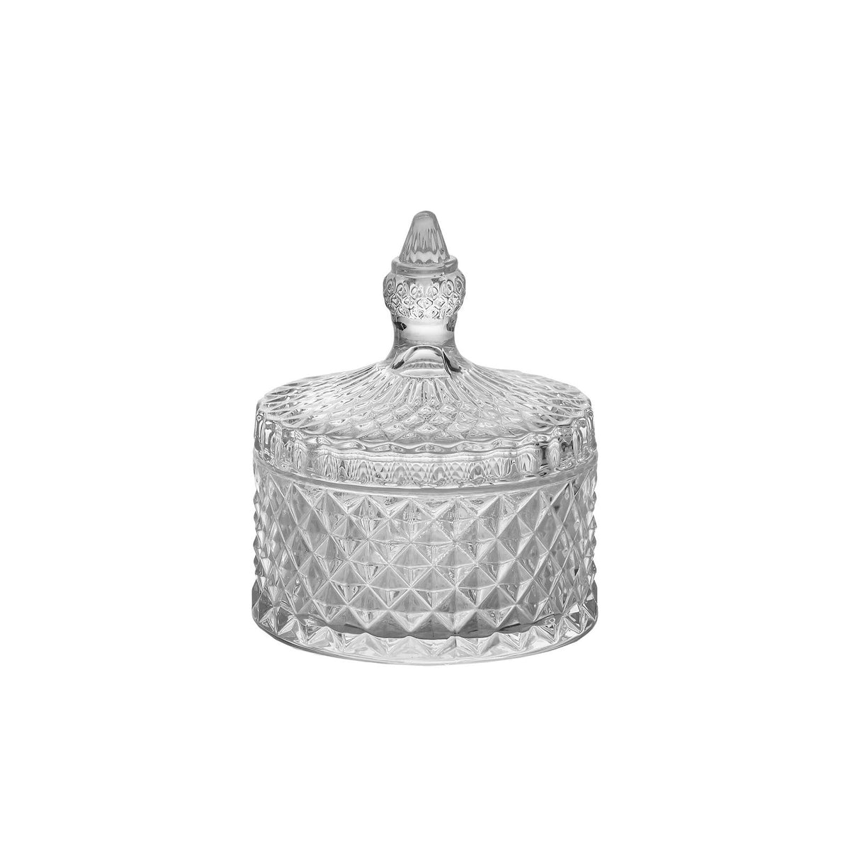 Bohemia Barattolo in Vetro con Coperchio Ø 10,5 cm H 12,5 cm