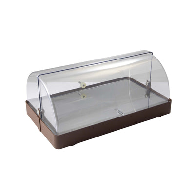 Cosmo Corten Vetrina Espositore per Formaggi e Affettati con Cupola 48x29 cm H21