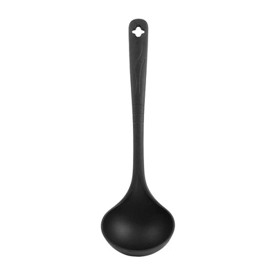 Mestolo Antiaderente in Nylon Nero 9 cm H30