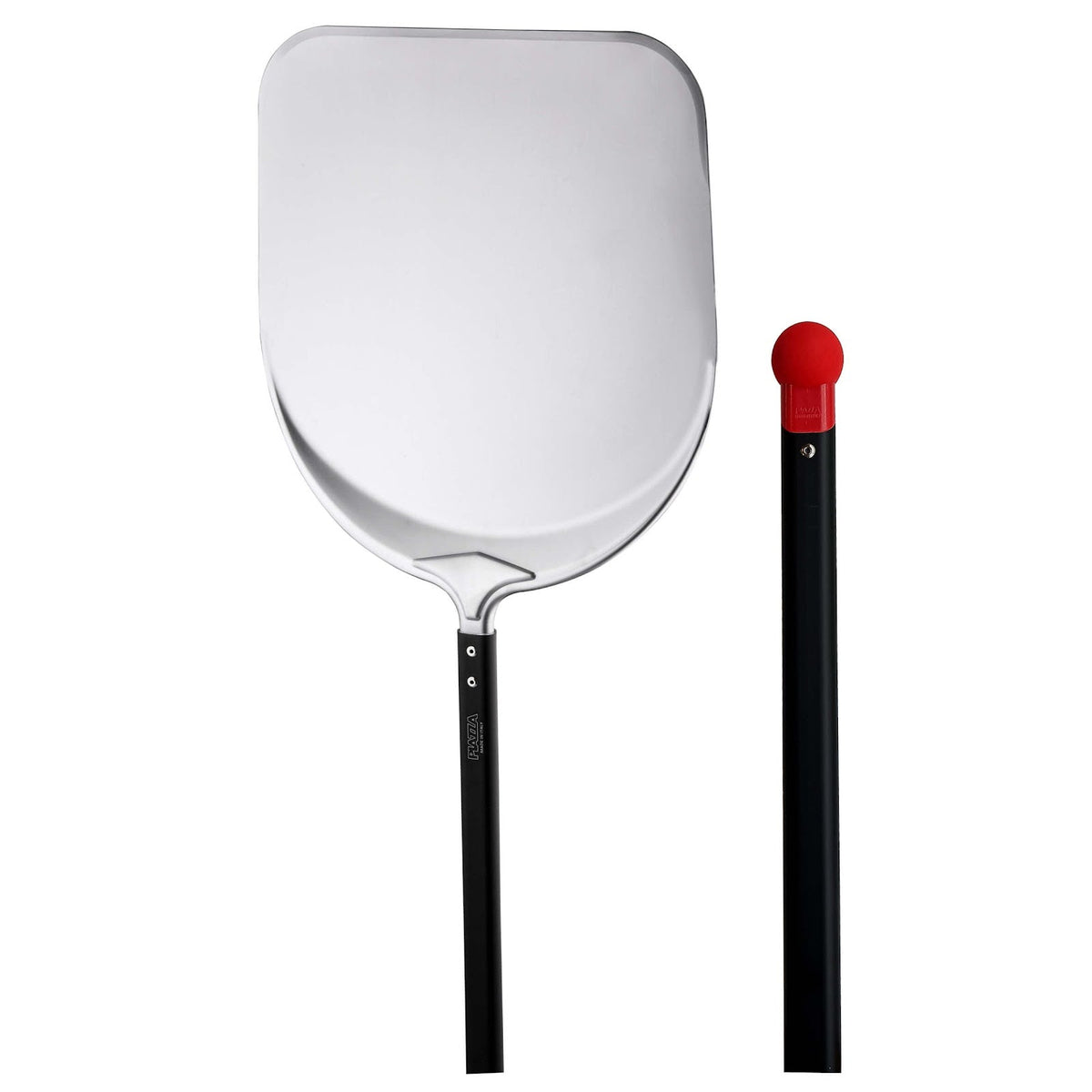 Piazza Pala Pizza Rettangolare in Alluminio 36 cm Manico 150 cm