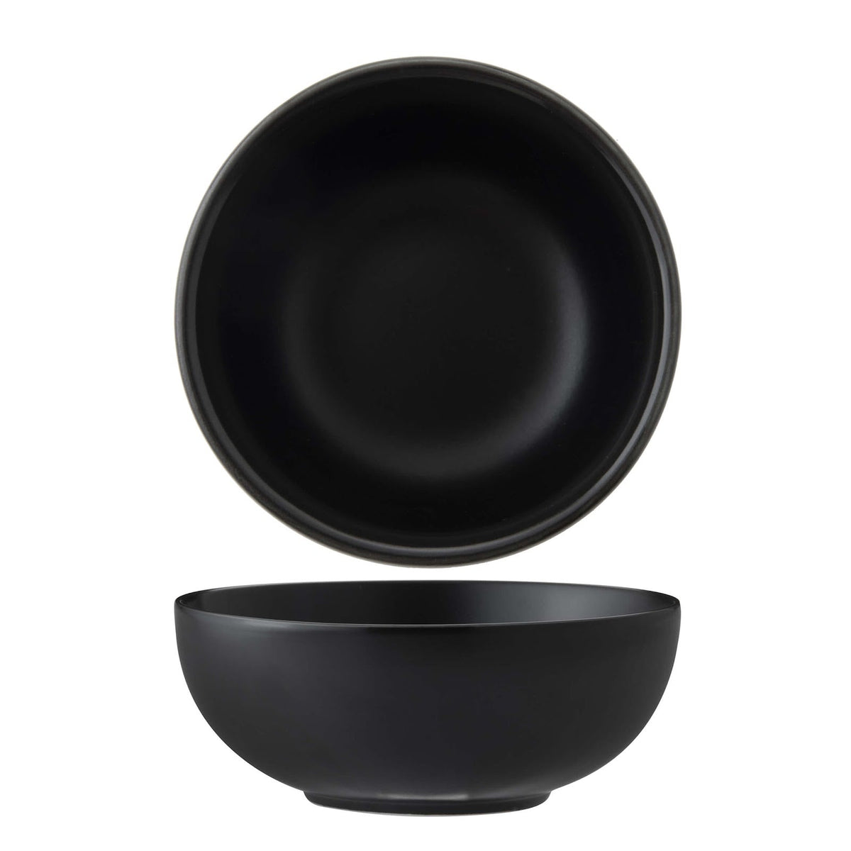 Fuji Nero Coppa New Bone China Ø18,3 cm H7,4 4 Pezzi