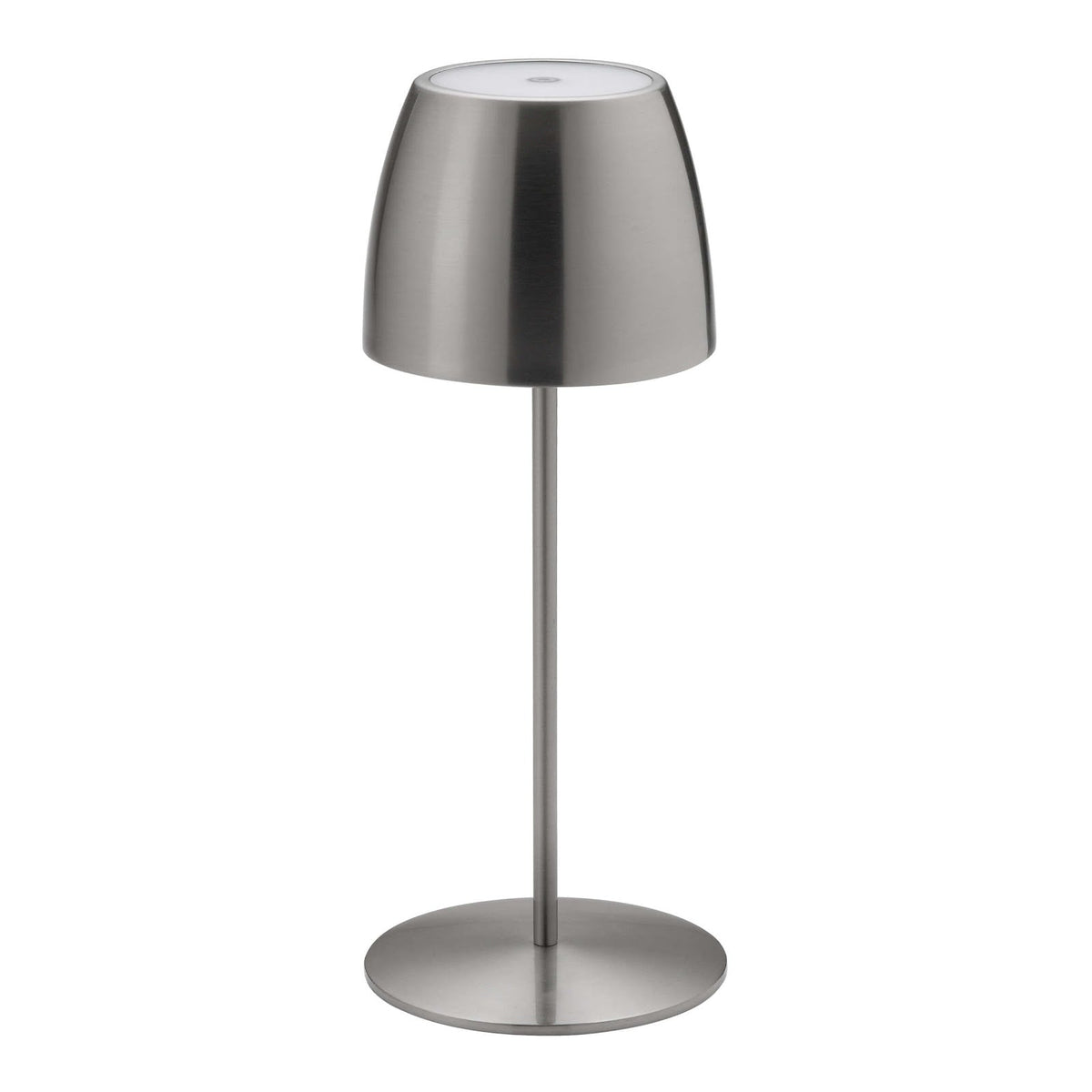 Sally Lampada LED Touch Argento Finitura Lucida Ø 11,5 cm H 30 cm