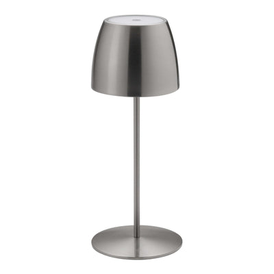 Sally Lampada LED Touch Argento Finitura Lucida Ø 11,5 cm H 30 cm
