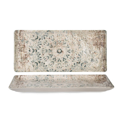 Fade Vassoio Rettangolare Premium Fine China 33,5x15 cm 12 Pezzi