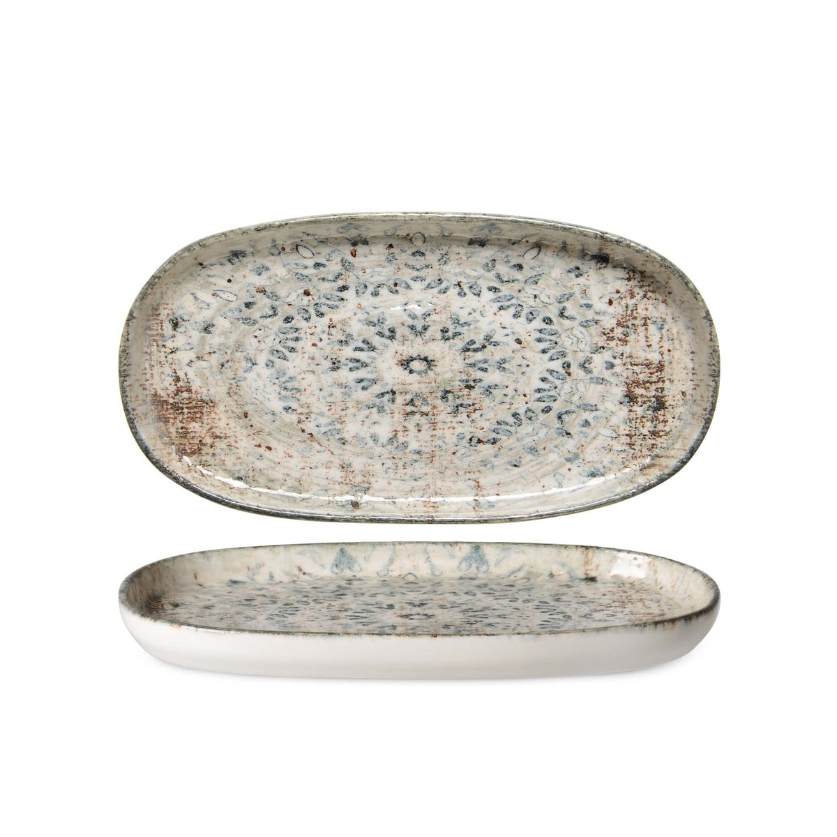 Fade Vassoio Ovale 30x15 cm 6 Pezzi