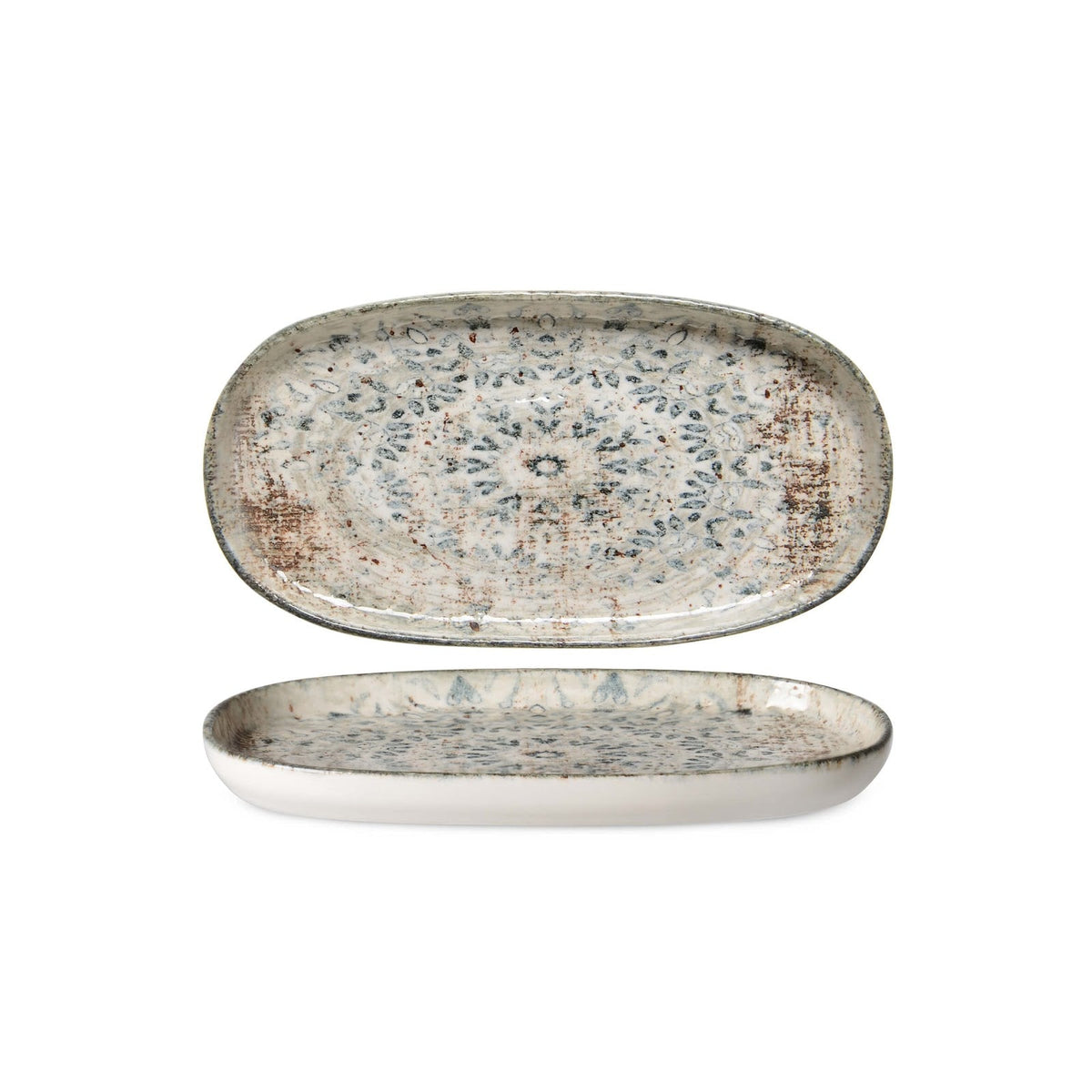 Fade Vassoio Ovale 25x13 cm 6 Pezzi