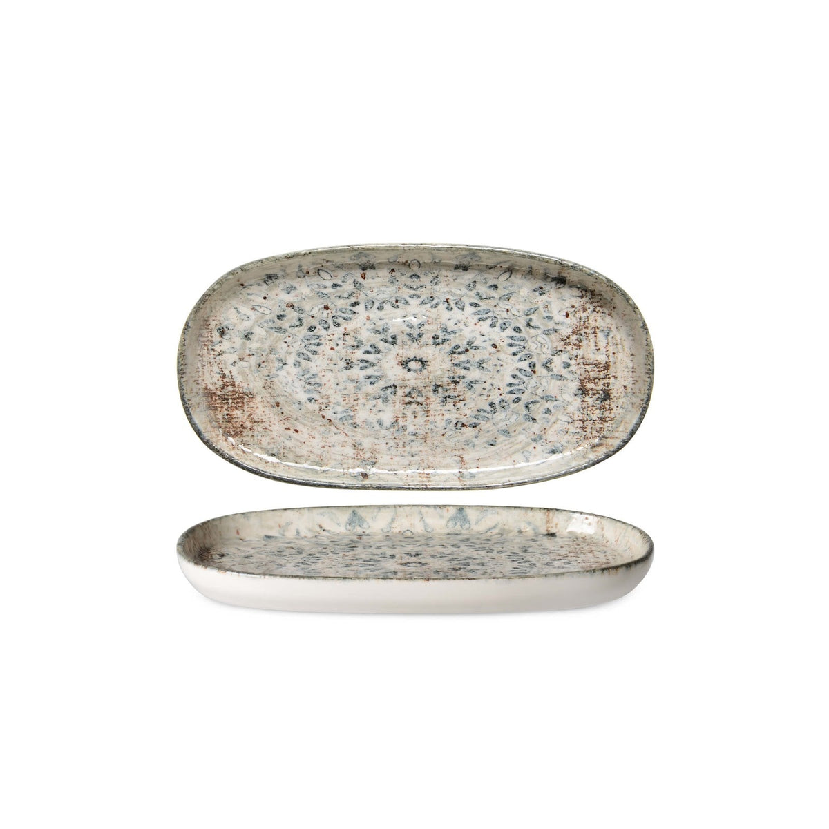 Fade Vassoio Ovale 21x11 cm 12 Pezzi