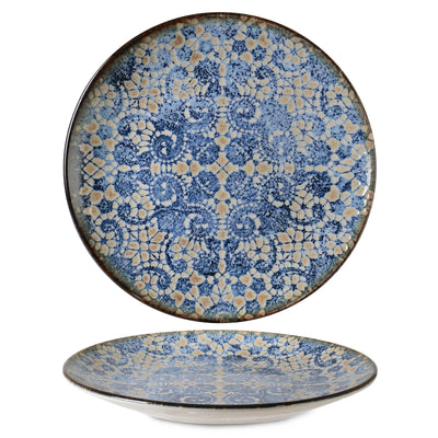 Bluet Piatto Piano in Porcellana Fine China 30 cm 6 Pezzi