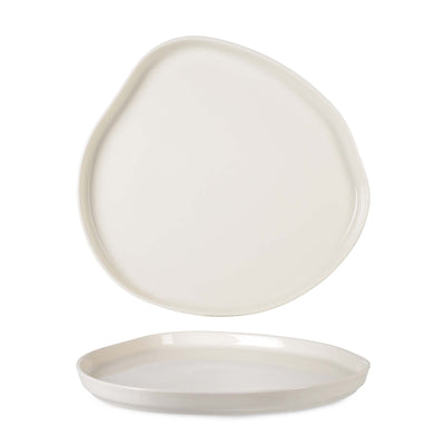 Cream Vogue Piatto Piano Impilabile in Fine China Ø 26 cm H 2,4 cm 12 Pezzi