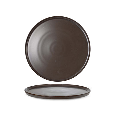 Reactive Brown Piatto Piano Impilabile 20 cm 6 Pezzi