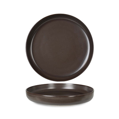 Reactive Brown Piatto Fondo Coppa 22 cm H 4 6 Pezzi