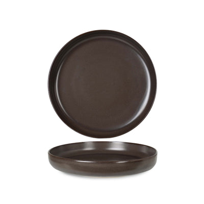 Reactive Brown Piatto Fondo Coppa 19 cm H 4 12 Pezzi