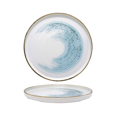 Churchill Studio Prints Homespun Accents Aquamarine Piatto Piano Impilabile 26 cm 6 Pezzi