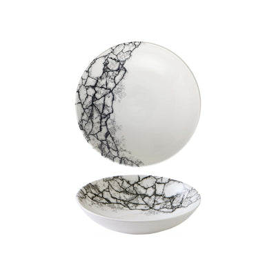 Churchill Studio Prints Kintsugi Accents Quartz Black Piatto Fondo Ø 24,8 cm 12 Pezzi