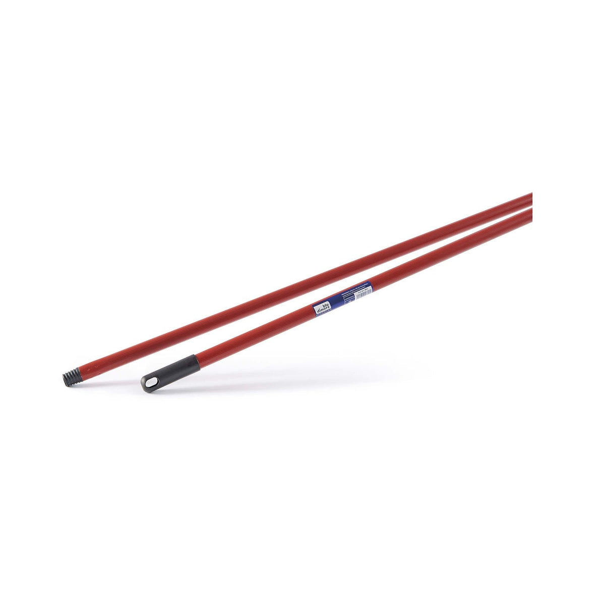 Manico in Metallo Rosso 130 cm per Scope e Spazzoloni