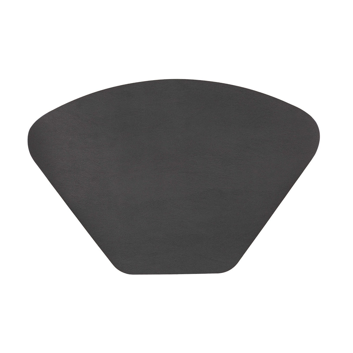 Togo Tovaglietta Trapezoidale Ecopelle Nera 48x32 cm 12 Pezzi