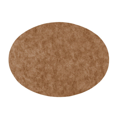 Troja Tovaglietta Ovale Ecopelle Bronzo 45x33 cm 12 Pezzi
