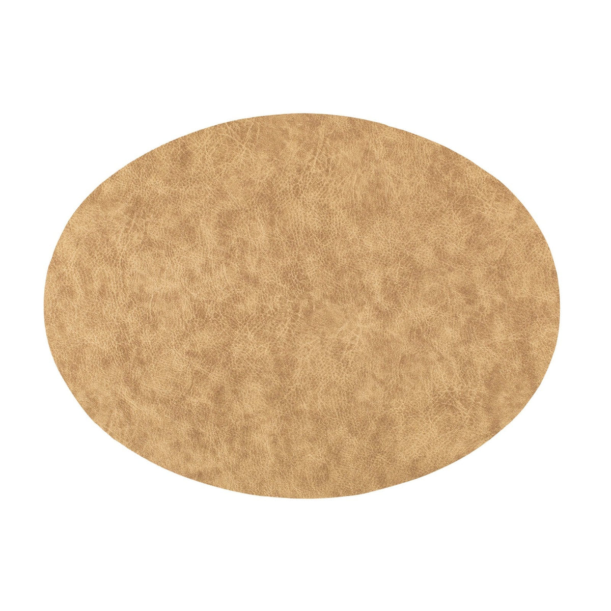 Troja Tovaglietta Ovale Ecopelle Oro 45x33 cm 12 Pezzi