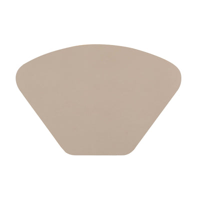 Togo Tovaglietta Trapezoidale Ecopelle Tortora 48x32 cm 12 Pezzi