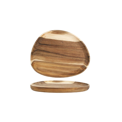 Piatto Triangolare in Legno di Acacia 16x13 cm