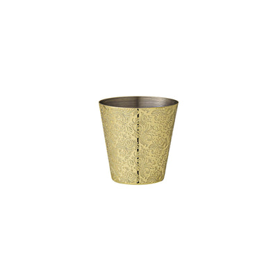 Damasco Misurino Cocktail in Acciaio Inox Placcato Oro 6 cl