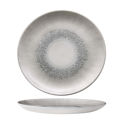 Churchill Studio Prints Fusion Agate Grey Piatto Piano Ceramica Ø 26 cm 12 Pezzi