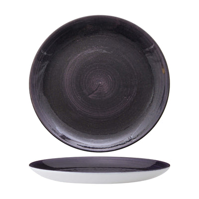 Churchill Stonecast Patina Purple Piatto Piano in Ceramica 26 cm 12 Pezzi