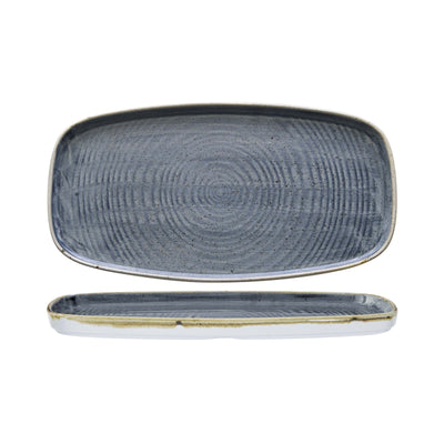 Churchill Stonecast Blueberry Vassoio Rettangolare Impilabile in Ceramica 30x15,4 cm 6 Pezzi