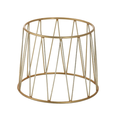Alzata Tonda Antiscivolo Oro per Vassoio Frutti di Mare 25 e 21,2 cm H 20 cm
