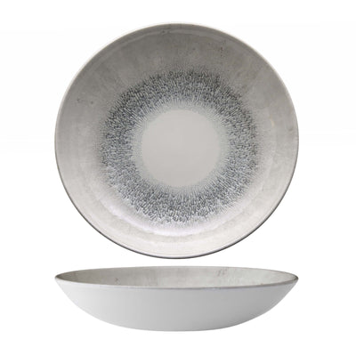 Churchill Studio Prints Fusion Agate Grey Piatto Fondo in Ceramica 24,8 cm 12 Pezzi