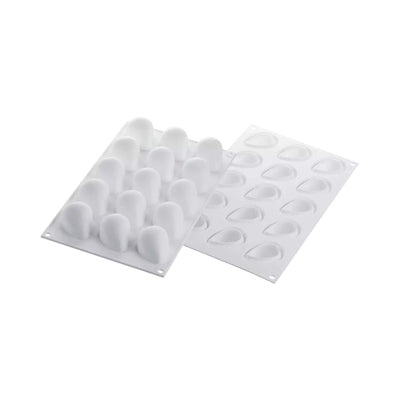 Stampo in Silicone Fragola 15 Impronte 48x37 mm con Cutter