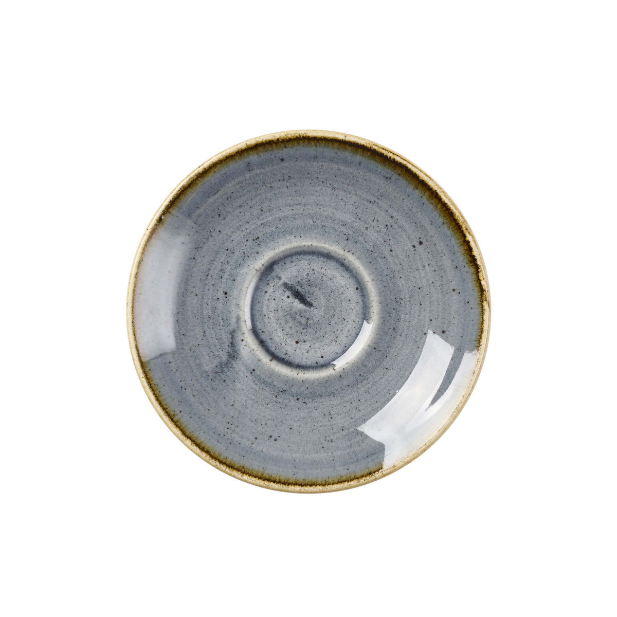Churchill Stonecast Blueberry Piattino per Tazza Caffè Ceramica 11,8 cm 12 Pezzi