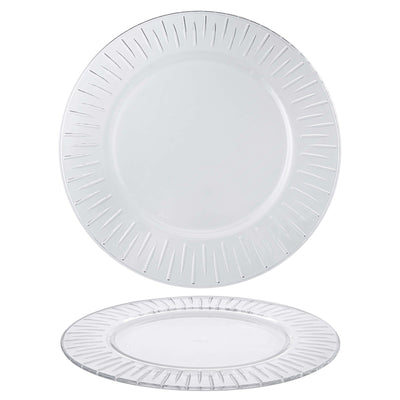 Murano Lance Sottopiatto in Vetro Ø 32 cm 12 Pezzi
