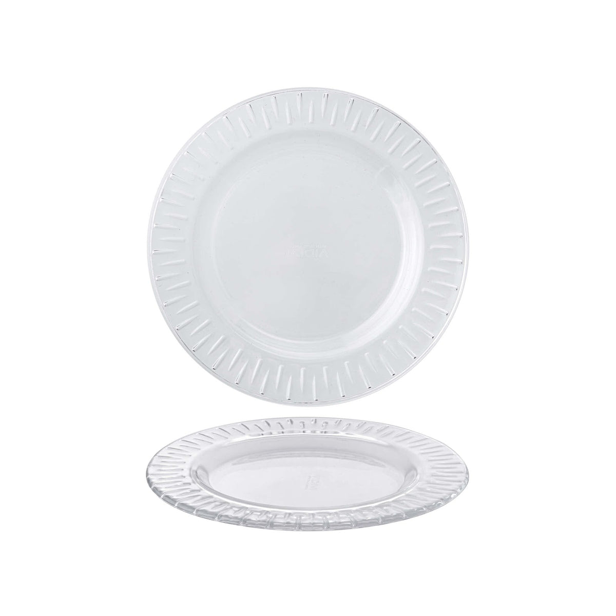 Murano Lance Piatto Pane in Vetro Ø 15 cm 24 Pezzi