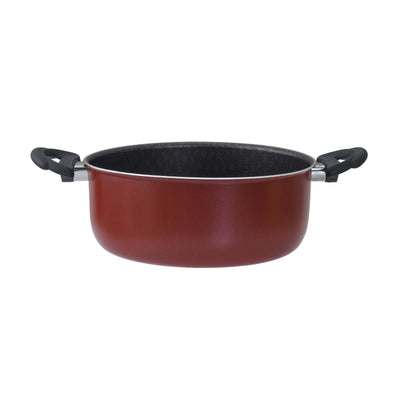 Dolomiti Casseruola 2 Manici Alluminio Antiaderente 22 cm