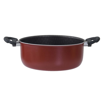 Dolomiti Casseruola 2 Manici Alluminio Antiaderente 24 cm