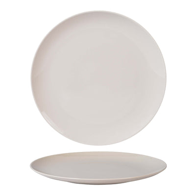 Alumina Bianco Piatto Piano 32 cm 6 Pezzi