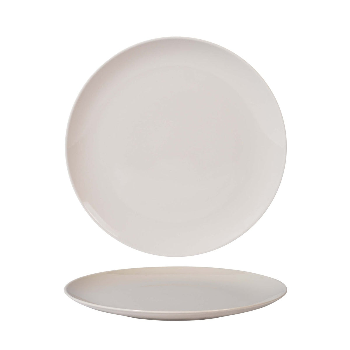 Alumina Bianco Piatto Piano 26 cm 6 Pezzi