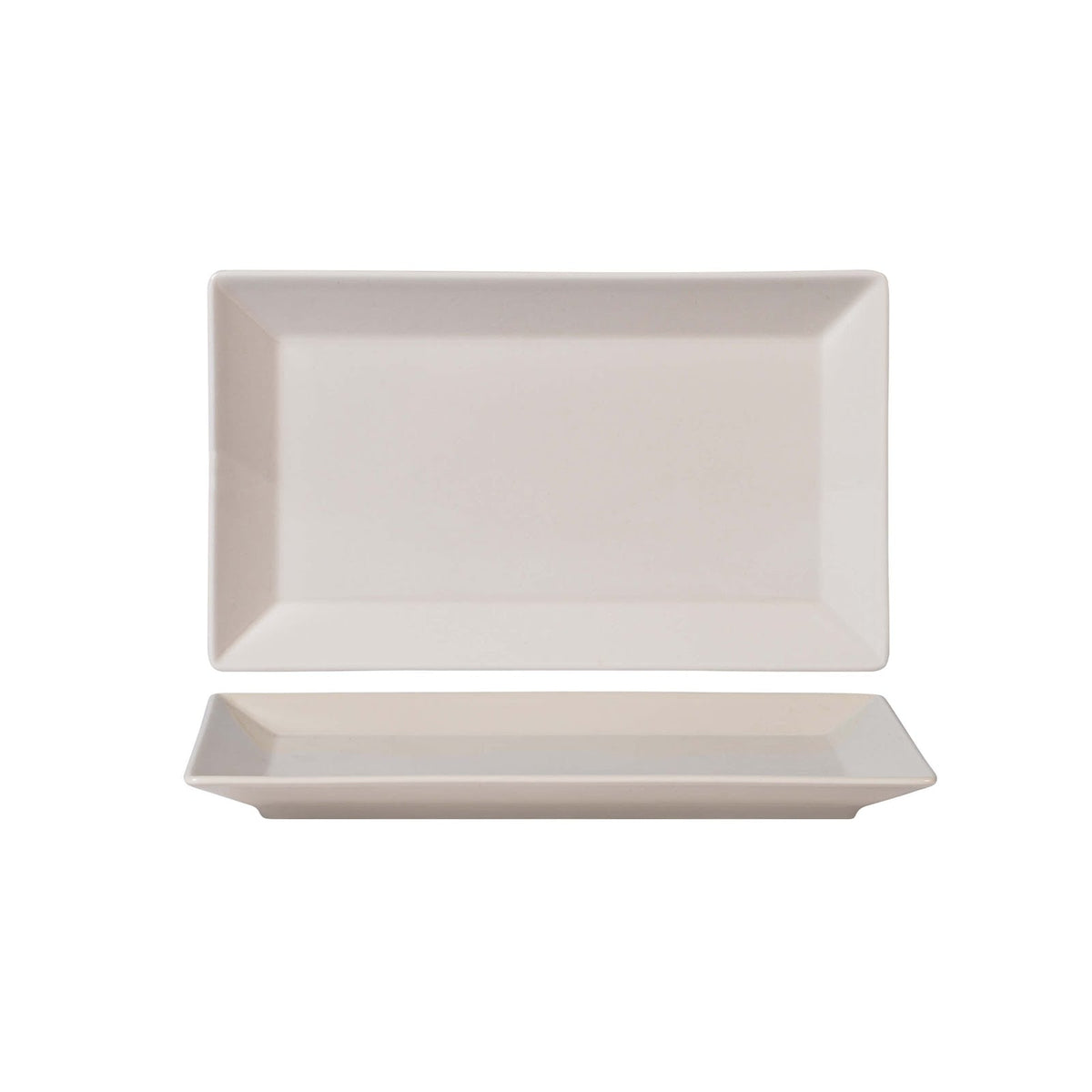 Alumina Bianco Vassoio Rettangolare 25x15 cm 6 Pezzi