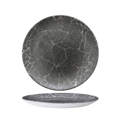 Churchill Studio Prints Kintsugi Reverse Quartz Black Piatto Frutta 21,7 cm 12 Pezzi