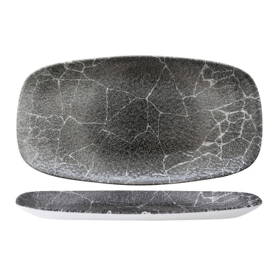 Churchill Studio Prints Kintsugi Reverse Quartz Black Vassoio Rettangolare 35,5x18,9 cm 6 Pezzi