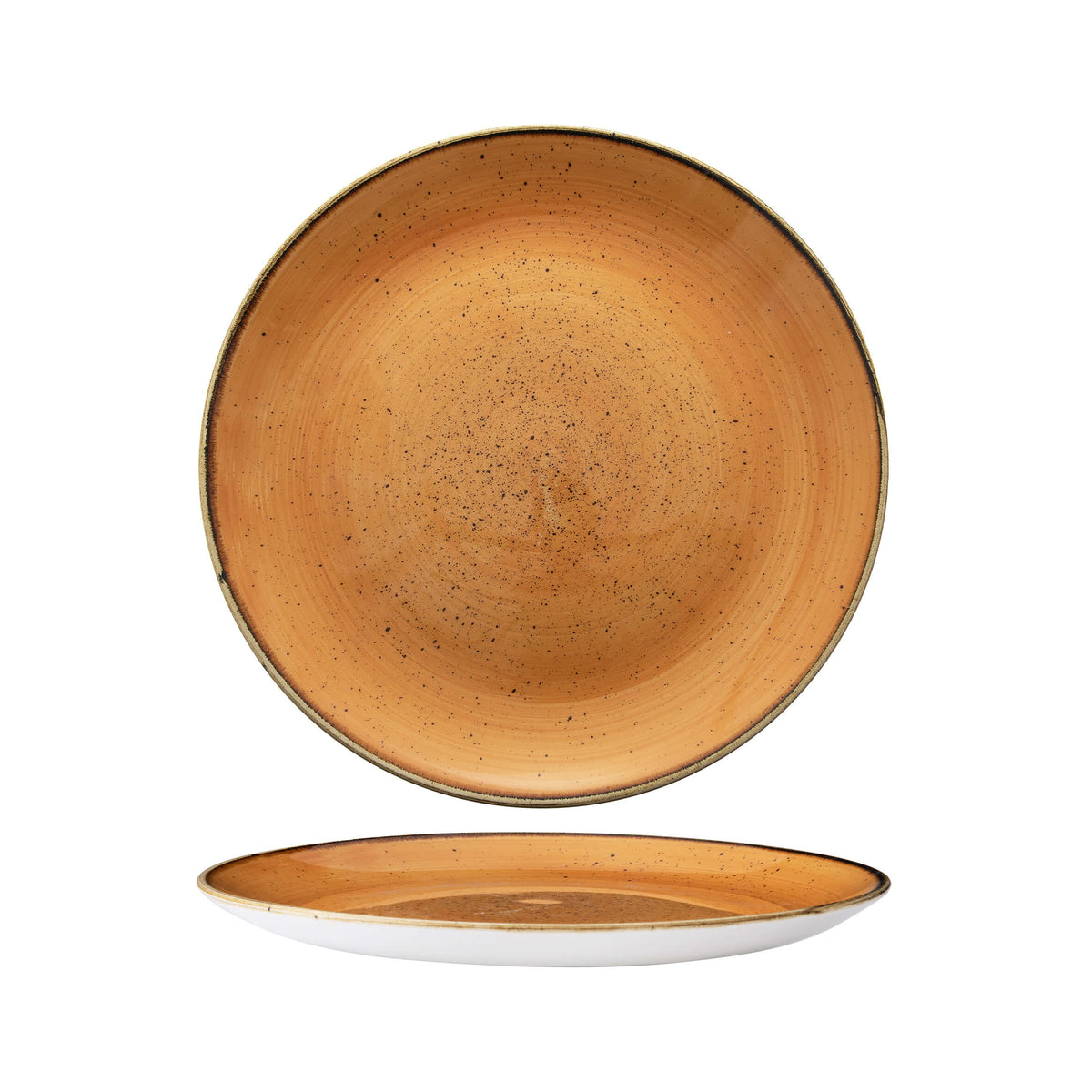 Churchill Stonecast Tangerine Piatto Frutta 21,7 cm 12 Pezzi