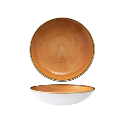 Churchill Stonecast Tangerine Piatto Fondo 18,2 cm 12 Pezzi