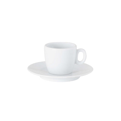 Haiti Piattino per Tazza Caffè in Porcellana Bianca Ø 12,3 cm 6 Pezzi