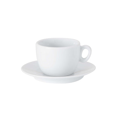 Haiti Piattino per Tazza da Tè in Porcellana Bianca Ø 14,3 cm 6 Pezzi