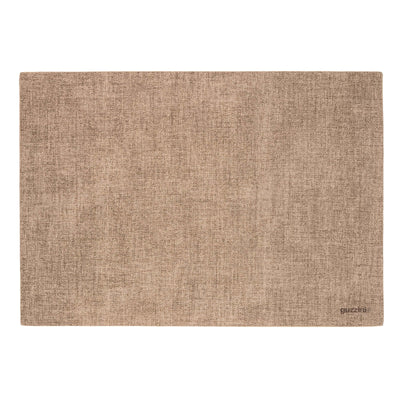 Fabric Tovaglietta Americana Double Face in Poliuretano Sabbia 43x30 cm 6 Pezzi