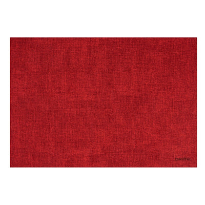 Fabric Tovaglietta Americana Double Face in Poliuretano Rossa 43x30 cm 6 Pezzi