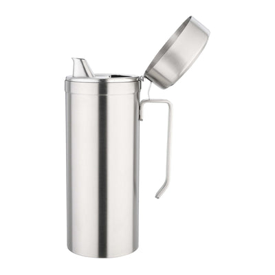 Oliera con Coperchio in Acciaio Inox 18/8 1 Litro