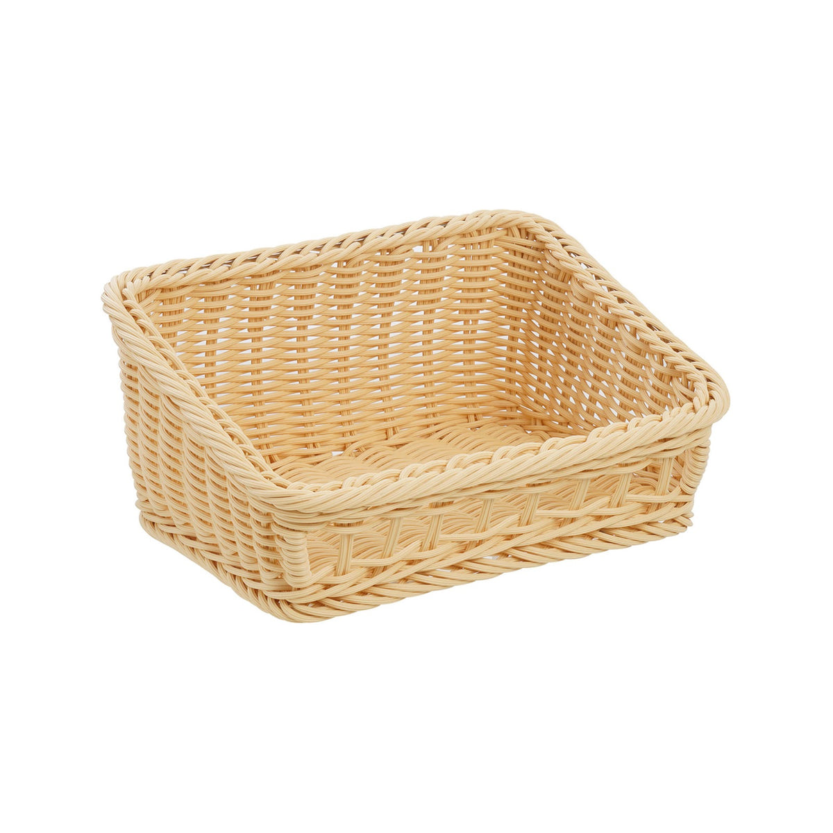 Cesta Pane Rettangolare Inclinata in Polipropilene 40x30 cm H 19/10