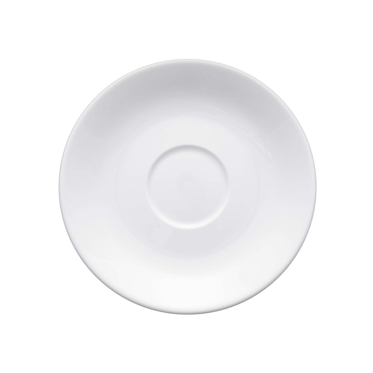 Catherine Piattino per Tazza Tè Porcellana Bianca Ø 14 cm 6 Pezzi
